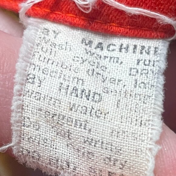 vintage Penneys Hawaii Shirt red Floral Print Hawaiian M L 42" chest 70s 60s - Picture 6 of 9